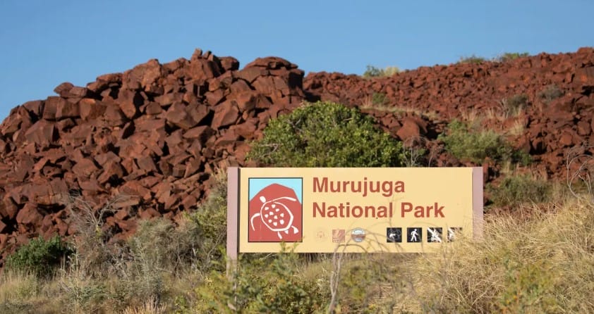 murujuga national park signage